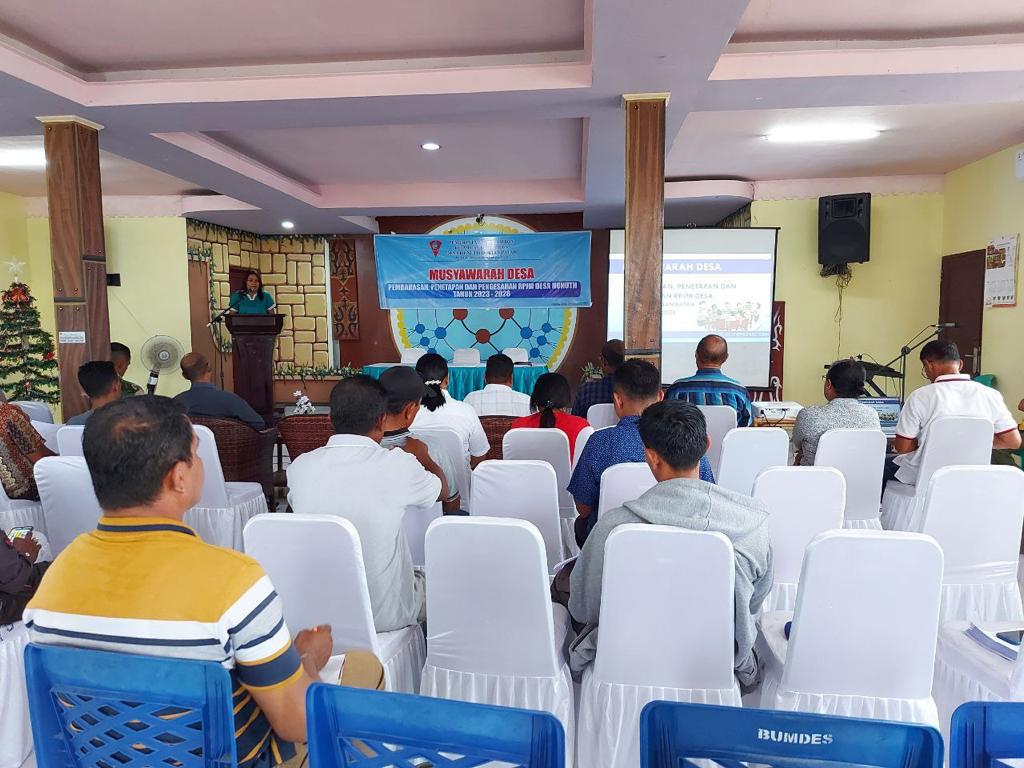 3 Rekomendasi BPD, Disampaikan Dalam Musdes Penyusunan RPJM Desa Hunuth Tahun 2022-2028